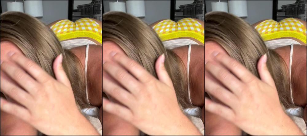 Bigduchvip 3394552585 07 09 2024 Feelin Bouncy Today In These Yellow Panties Gifted To Me From My Big Booty Mom