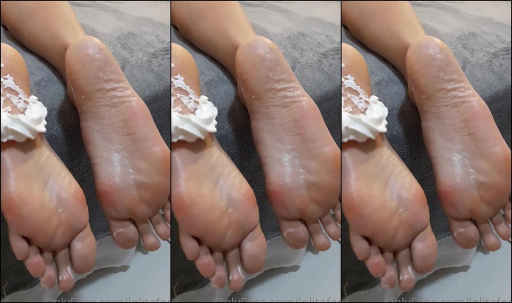 Thefeetoflola Dessert Was Served At My Feet He Smeared A Lot Of Whipped Cream On My Soles And Made