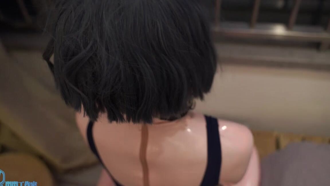 Studio Bling Rubber Kigurumi Confinement Cage Holding Chair