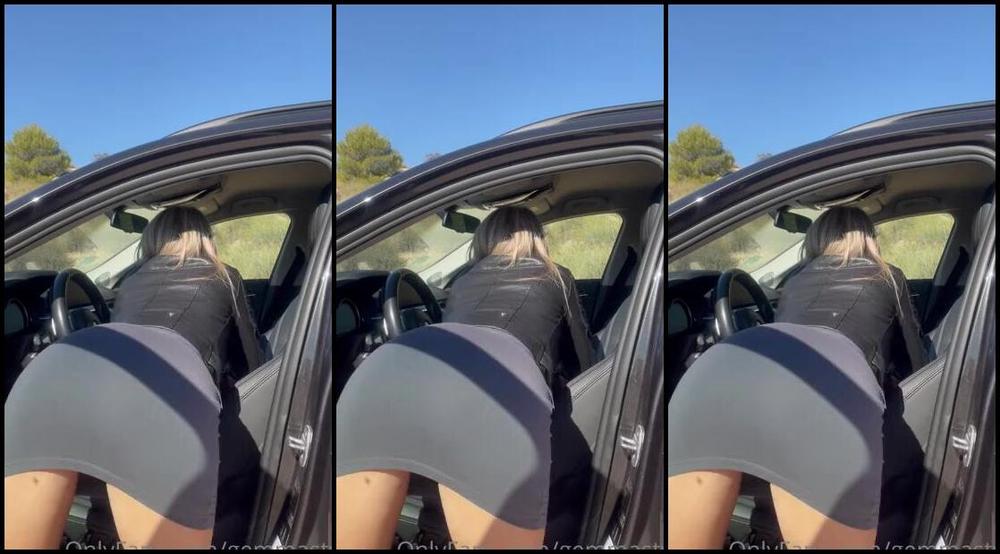 Gemmastw Nicknamed Gemmastw Onlyfans En Mi Coche Te Lo Hara Muy Muy Bien