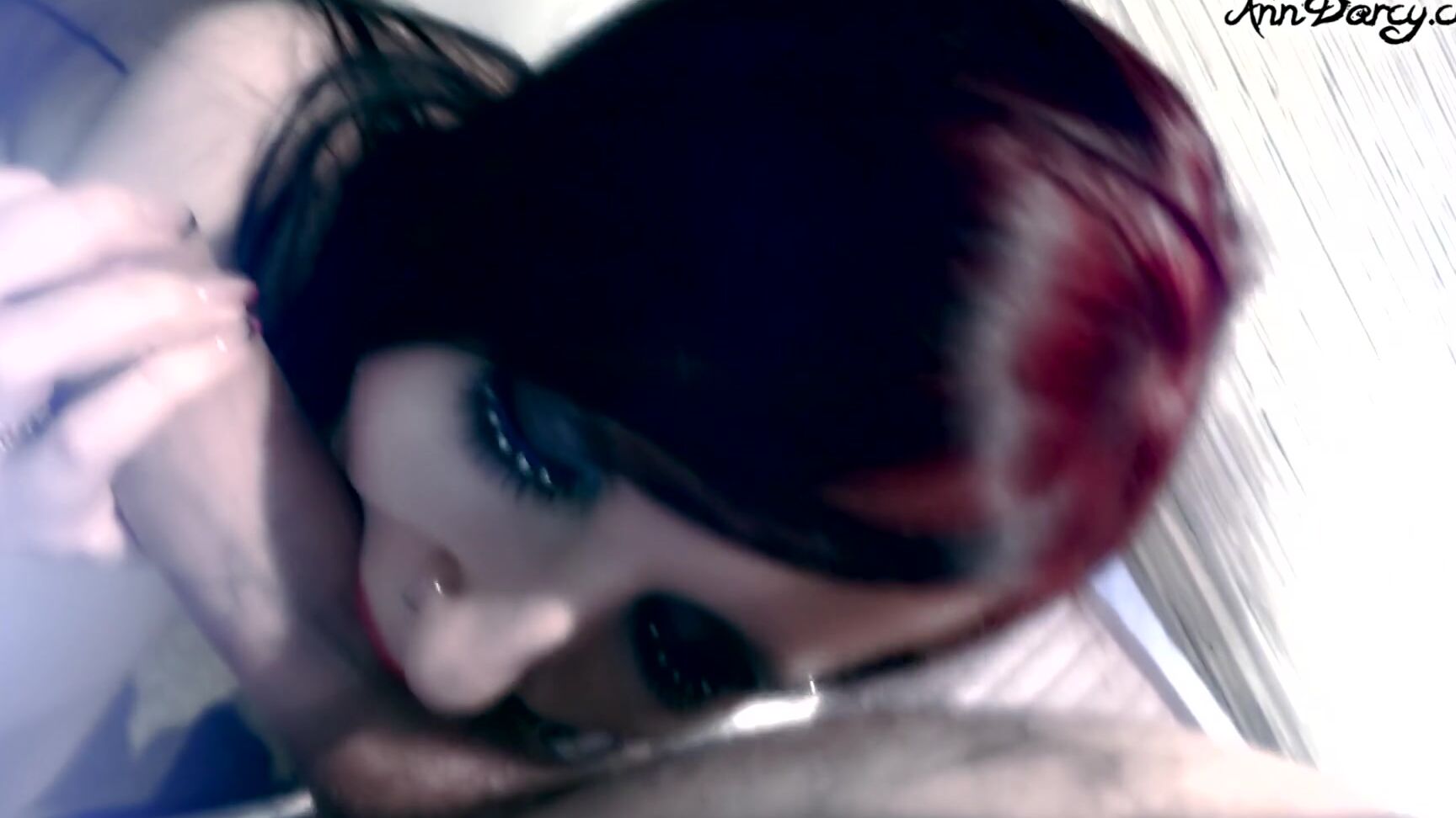 Anndarcy Cum On My Goth Face After Quick Blowjob