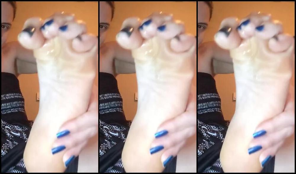 Premiumbrandy Onlyfans Blue Toes Self Worship I Sensually Suck And Lick My Toes Paying Attention To Each Toe And Get All