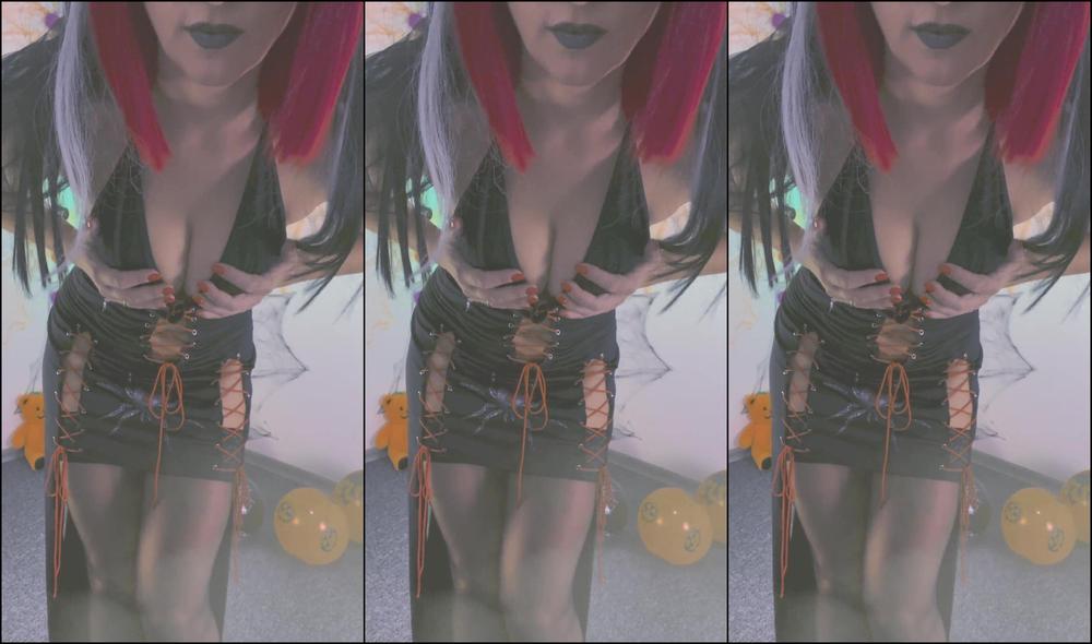 Dirty Lady Halloween Striptease¡ Sexy Witch Plays With Wet Pussy PornHubPremium