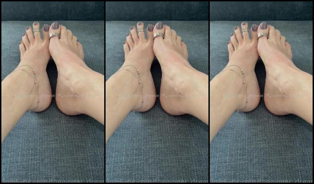 Thegingerdream Nicknamed Theginger Dream Onlyfans Taking Time Out To Play With My Beautiful Toes And Feet For A Few Minutes Before