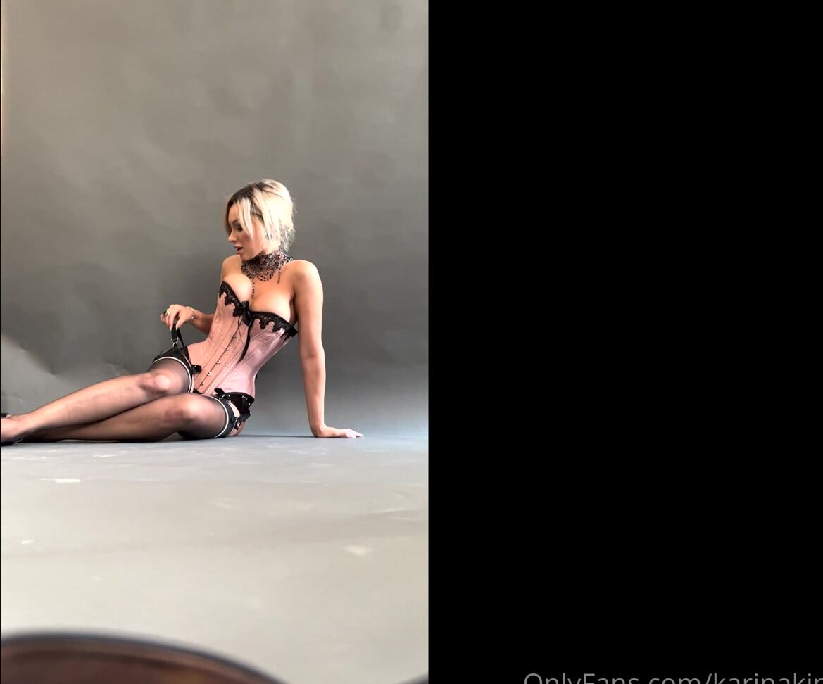 Karinakingxxx The Third Behind The Scene Of My Corset Photo Shooting