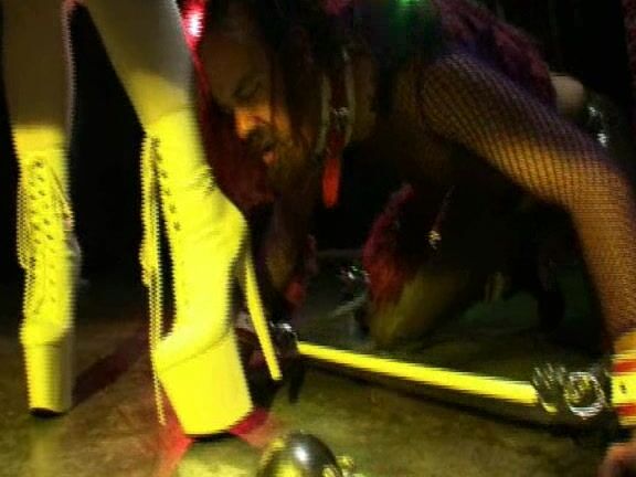 Tea Party Pt 3 Ball Busting Boot Domination AliceInBondageLand AliceInBondageLand