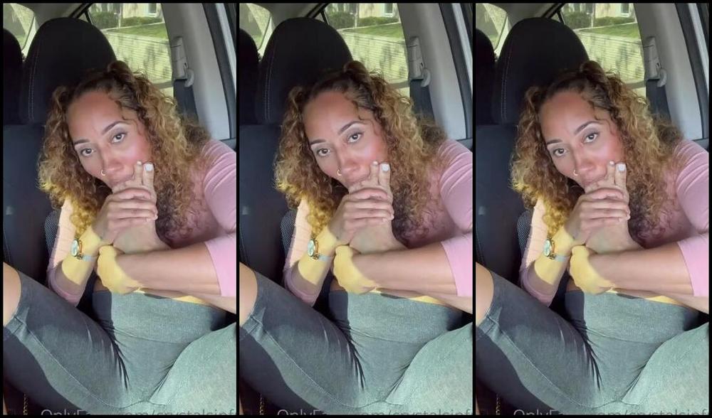 Crystalsinful Onlyfans Worshiping These Soles Outside Was Slick Fun Pb7