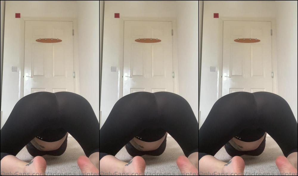 Adreenacuckoldress Monday Motivation Good Morning Stretch But My Tight Leggings Were Pressing Against My