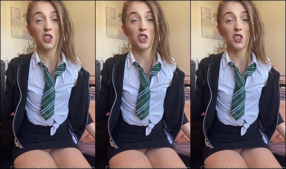 Rhiannonryder Bratty School Girl Humiliates You For Having A Boner