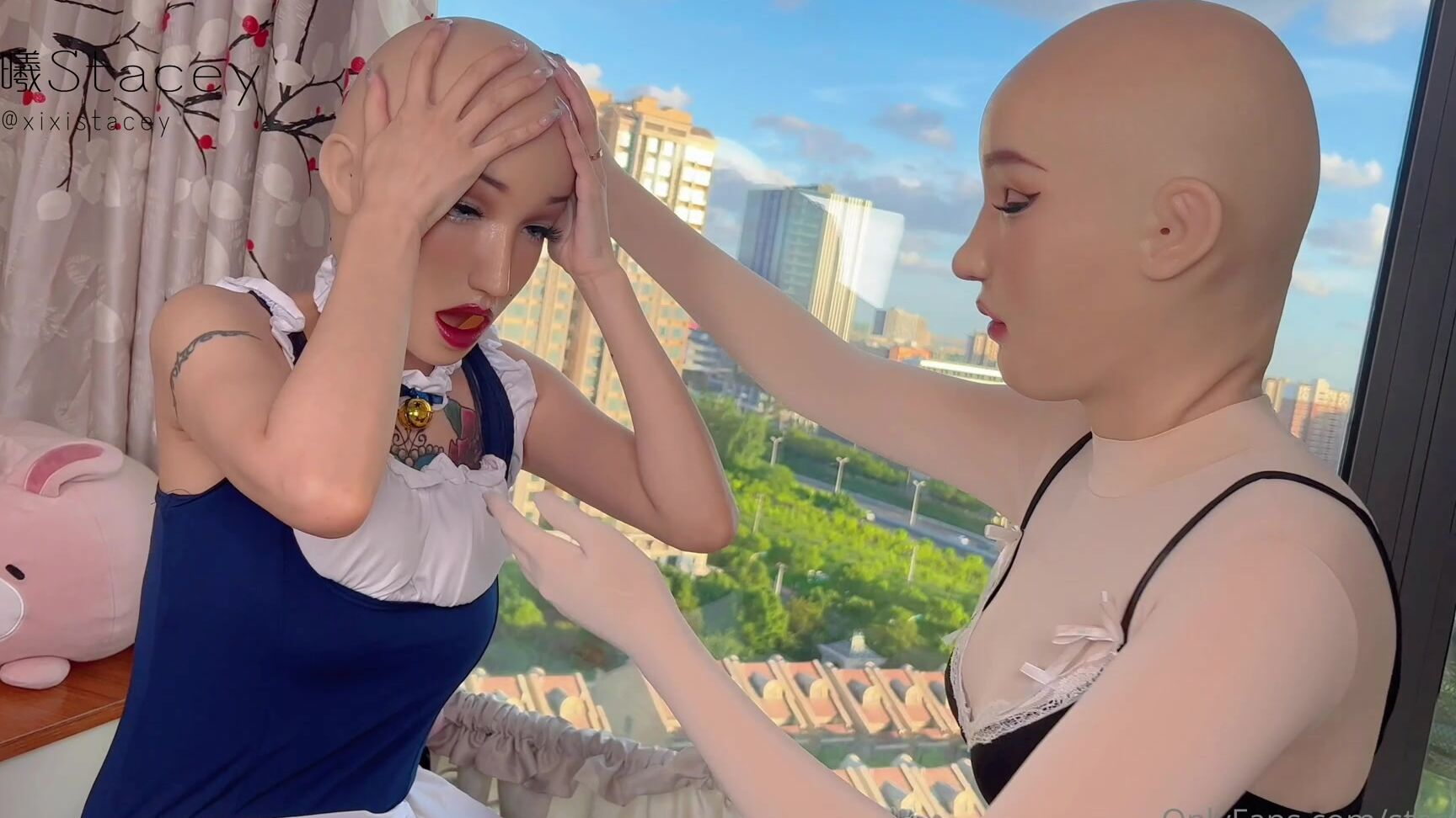 staceyxixi 15 07 2022 2523211374 putting on the female mask for my bestie we Onlyfans