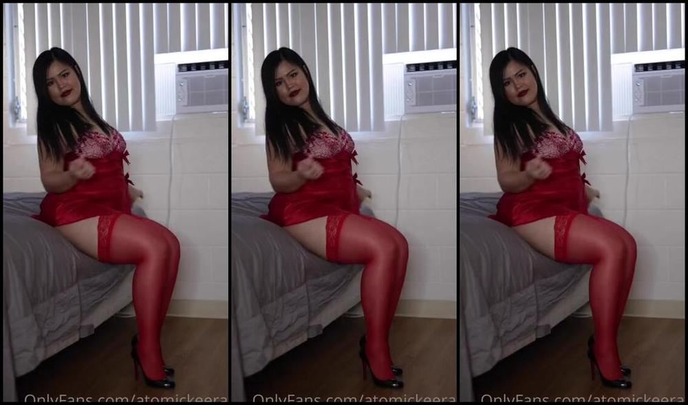 Atomickeerati Onlyfans Ass Up Ready For You To Cum Behind Im Wearing All Red Even Buttplug Matching For 1Zp
