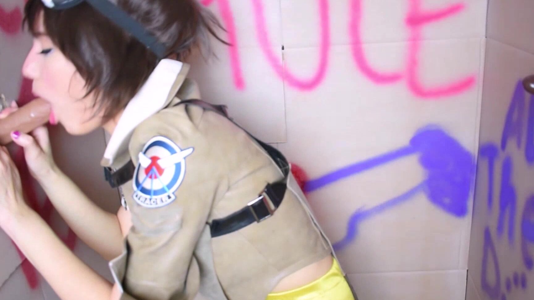 Gloryhole, Sexy Gamer, Cosplay, Blow Jobs, Spitting nicole eden tracer glory hole blowbang ManyVids