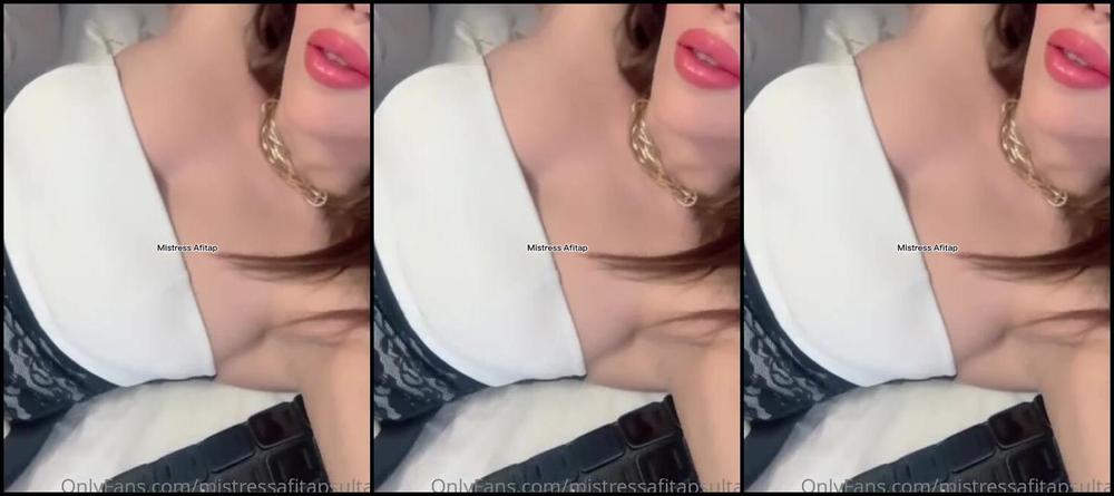 Onlyfans Model Mistress Afitap Aka Mistressafitapsultanmy Bith You Will Be An Cuckold Soon Now Lick The Sweat All Over