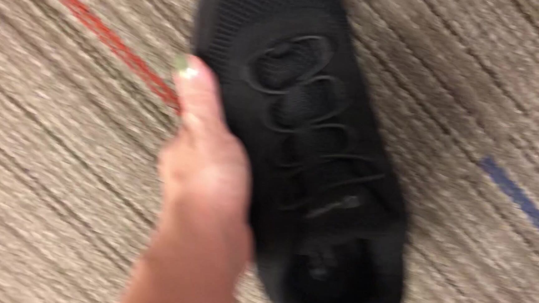 Nikki Sequoia One Shoe Shopping At The Mall