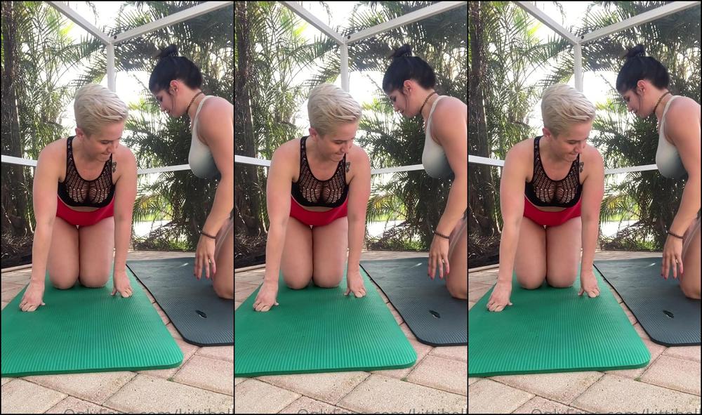 Kittibelle Good Morning Daddy I Went Out For A Stretch With Germancake And Loosen Up Those Hips