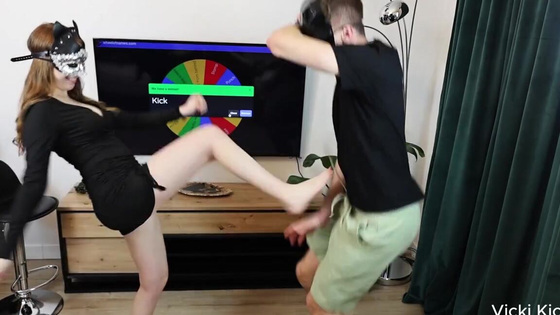 Vicki Kicks Onlyfans Wheel Of Fortune Round 2 I Emptied His Balls Before Recording So They Were Veryp