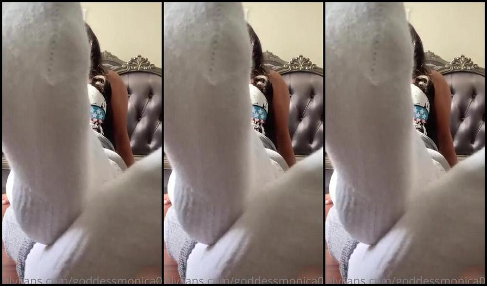 Goddessmonica00W Onlyfans White Sock Fetish Self Ticklingp