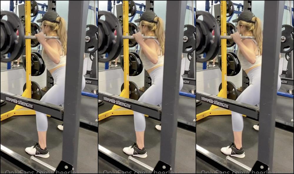 Cheerleaderkait 1140366345 10 26 2020 I Heard You Guys Love Gym Sluts Gotta Be In Tip Top Fuckable Shape For