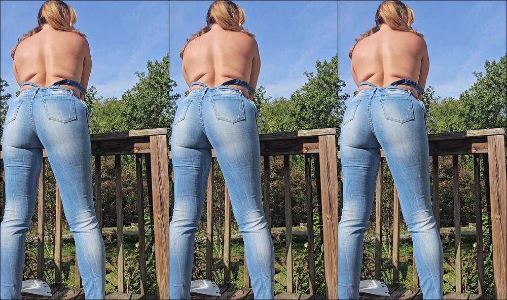 "KittyUV" jeanspantswetting, milf, overalls, pee, toiletfetish Very Tight Jeans Wetting manyvids