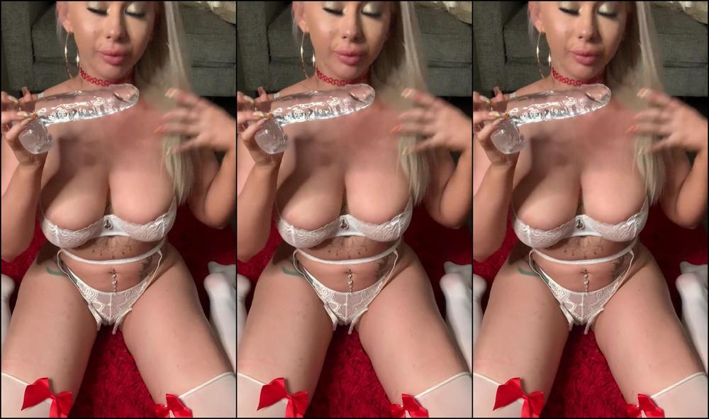 Natysnowxo This Is Not The Full Version Full Version In Dm Where I Fuck Myself W The Clear Dildo At