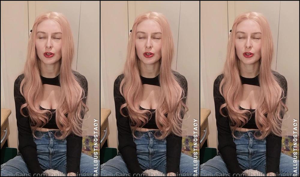 Ballbustingstacy Custom Video I Did For A Fanboi Yes You Can Order Your Own Custom Video For A Price