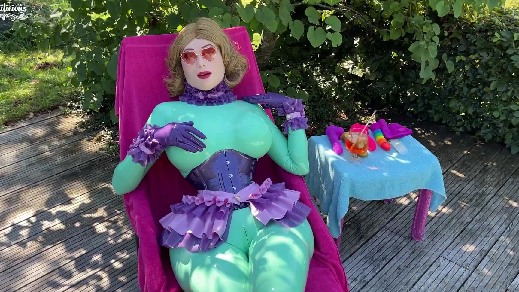 Mfetilicious Enjoying The South Of France In Full Latex