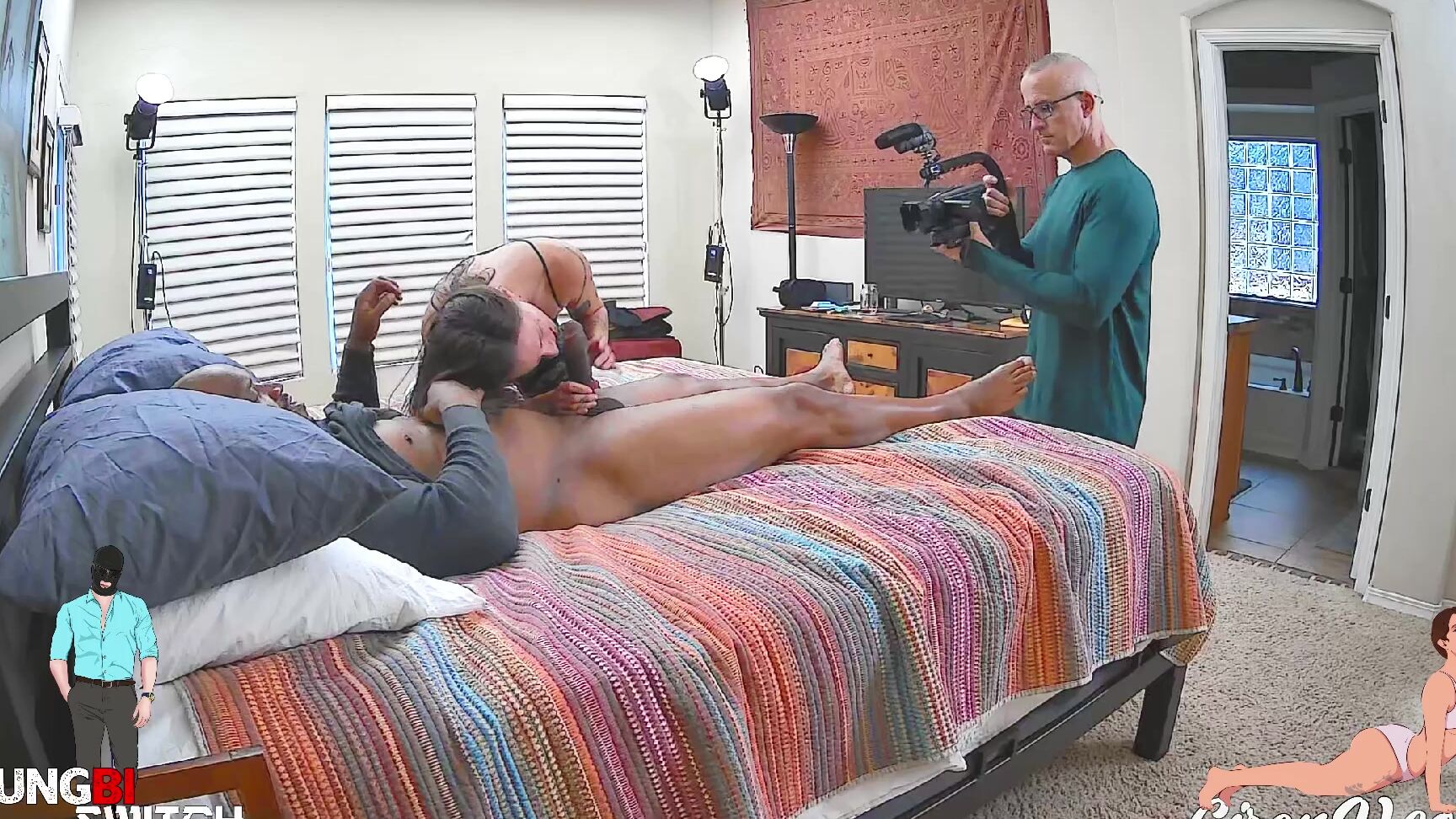 BBC,Behind The Scene,Black Cock,Creampie,Cuckolding hungbiswitch behind the scene bbc cuckold cock cage ManyVids