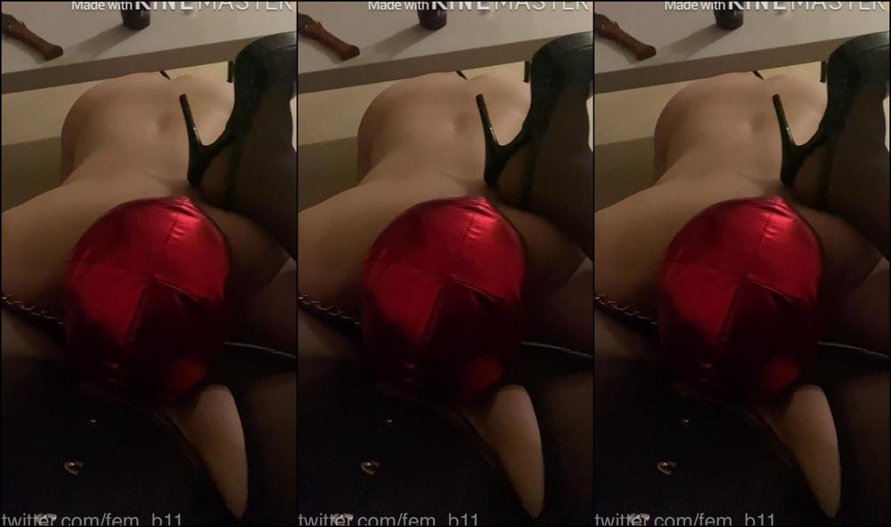 Fem B Anal Tail Plug Cock Cage