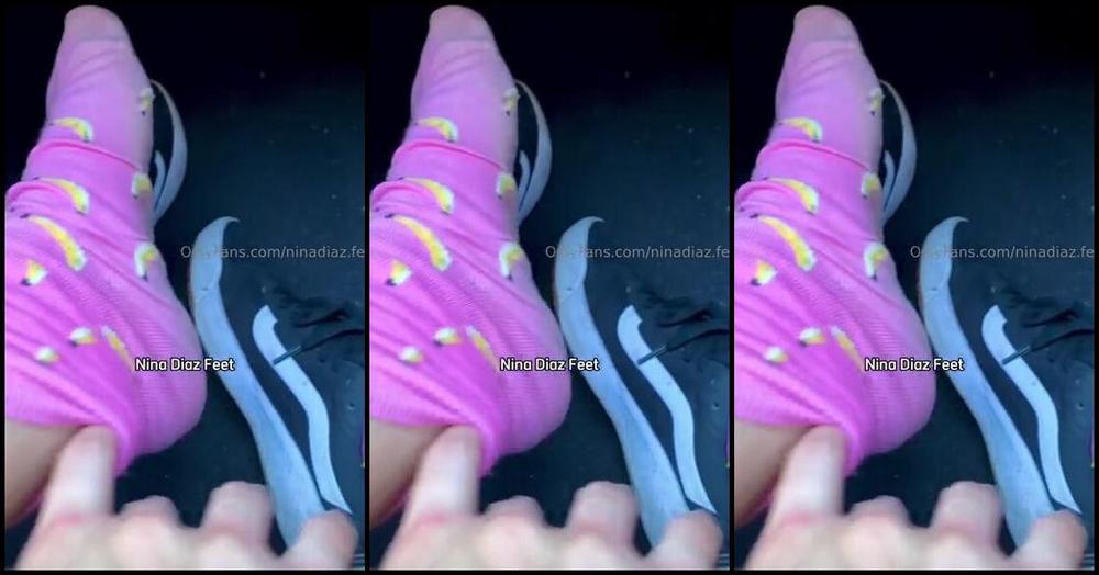 Nina S Feet Nicknamed Ninadiaz Feet Onlyfans The Best View Is Inside The Car My Stinky Feet And Reek Socks After