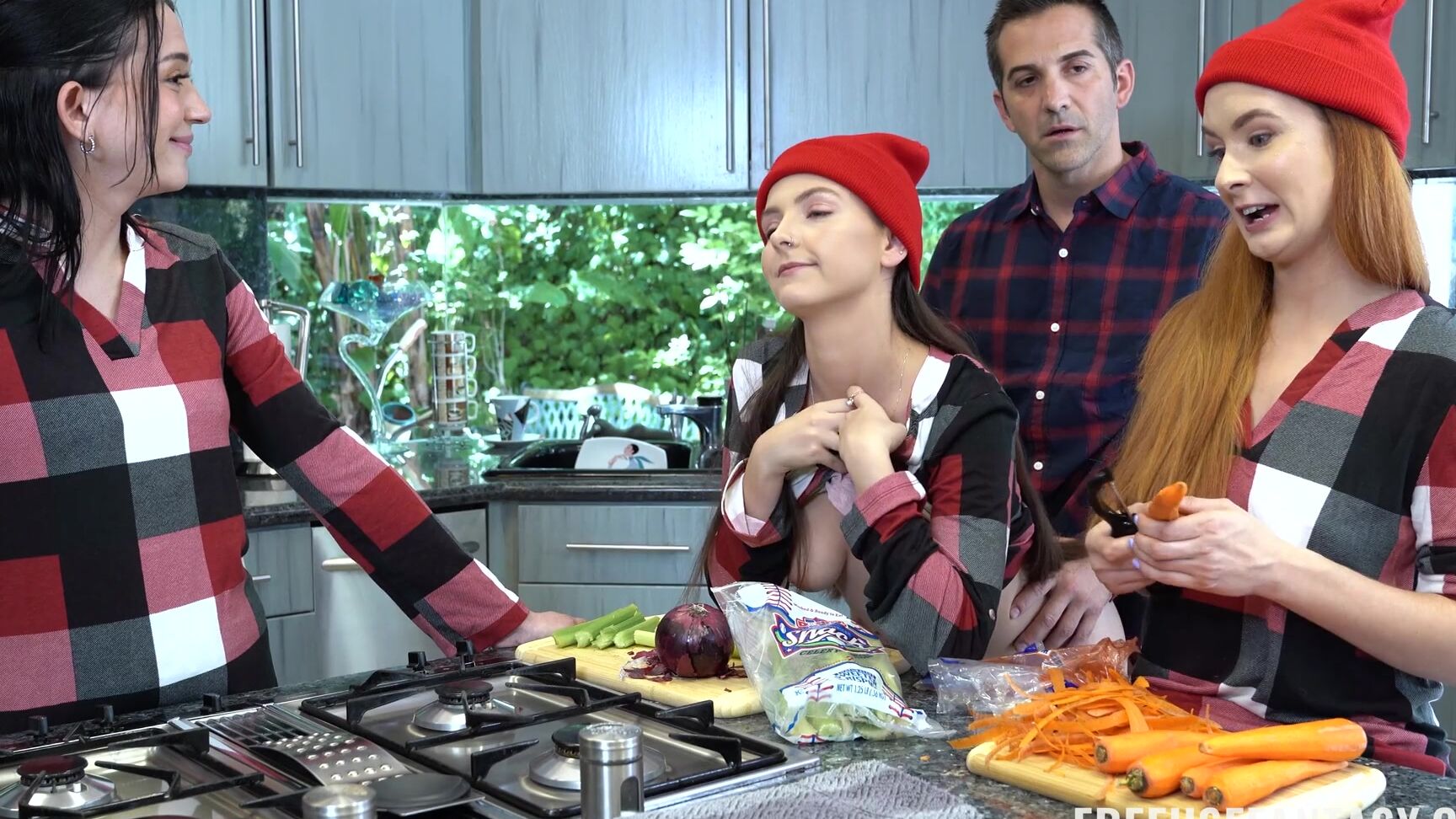 Couples, Feature, All Sex, Hardcore Riley Jean & Serena Hill & Violet Spice SiteRip