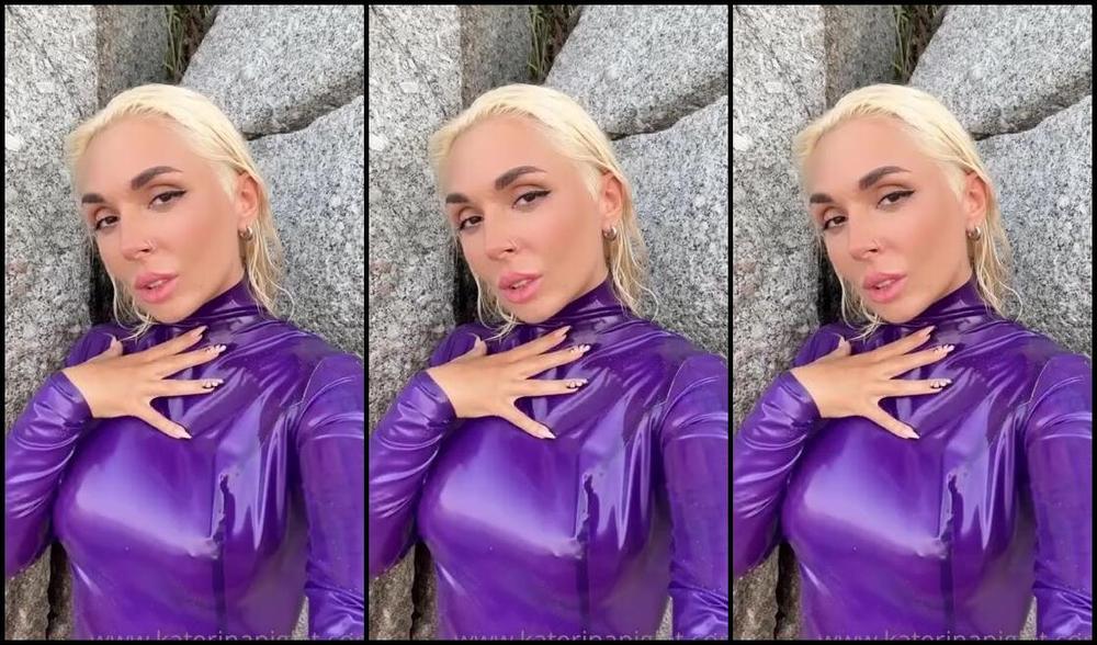 Katerina Piglet Nicknamed Katerinapiglet Femdom 03 06 2023 Onlyfans Video I Just Came From The Sea And The Wet Latex Is So Slippery And Pleasant