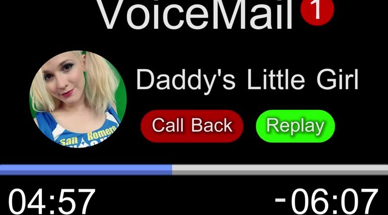 Audio Only, Daddy Roleplay, Daddys Girl, Phone Sex, Taboo veronica chaos voicemail to daddy ManyVids