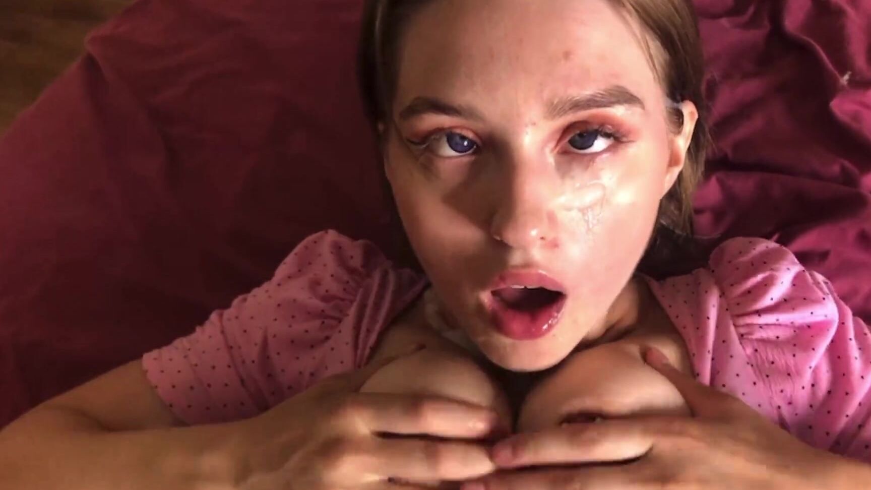 Honey Sasha Try Not To Finish The Challenge Honey Sasha Is Covered In Cum PornHub