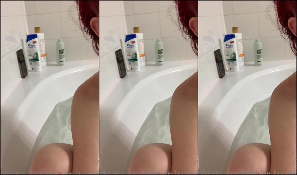 Heidi Lee Bocanegra Hot Bath Extra Views Towards End Disclaimer This Video Is A Little Longer Tha