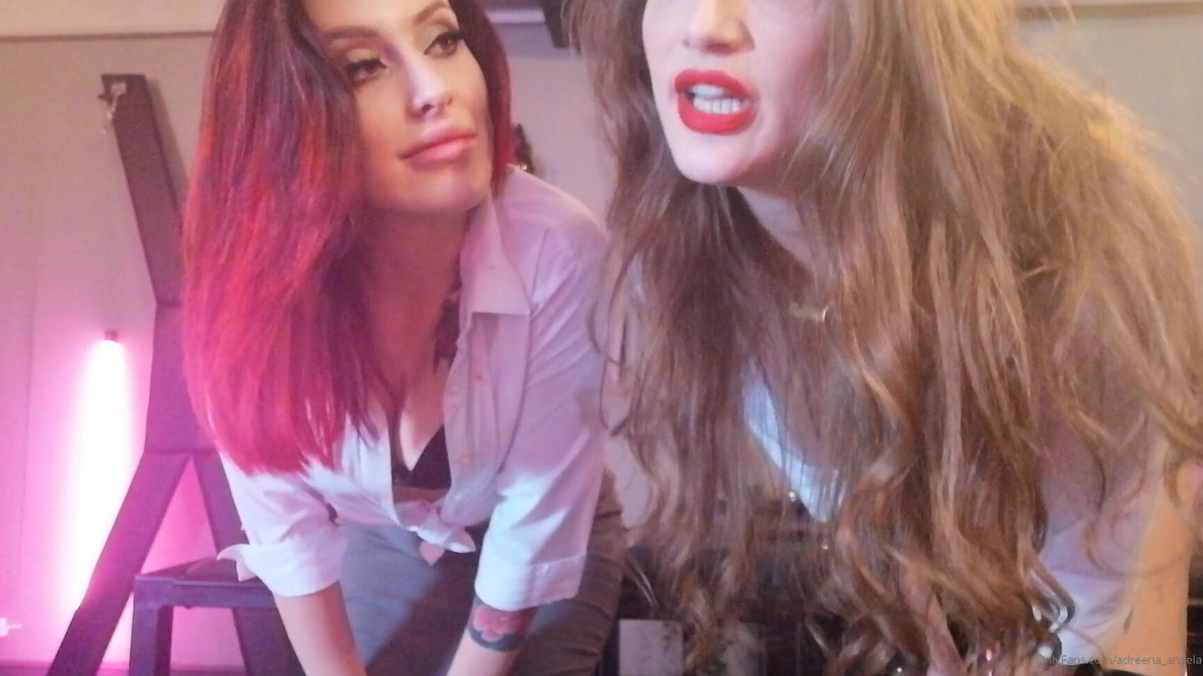 Adreena Angela Clip The Disciplinarians I Love Playing With My Beautiful Friend Belle You Should Join