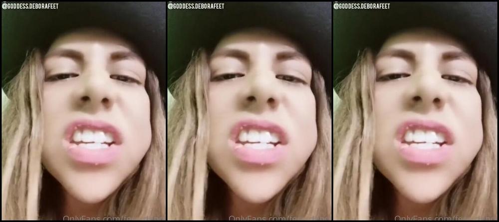 Giantess Debora Nicknamed Giantess Debora Onlyfans Voregiantess Fetish A Tiny Was Spying On Me Smeing My Dirty Soles Wlg