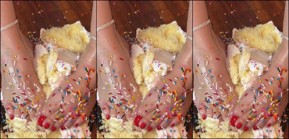 Prettyyheelz 3134511667 12 22 2023 Smashing Cake With These Pretty Ass Feet For My Birthday
