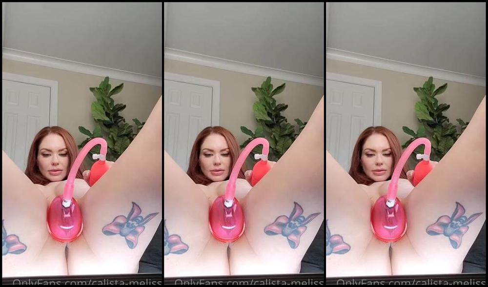 Calista Melissa Onlyfans 09 23 2022 Using A Pussy Pump For The First Time Box