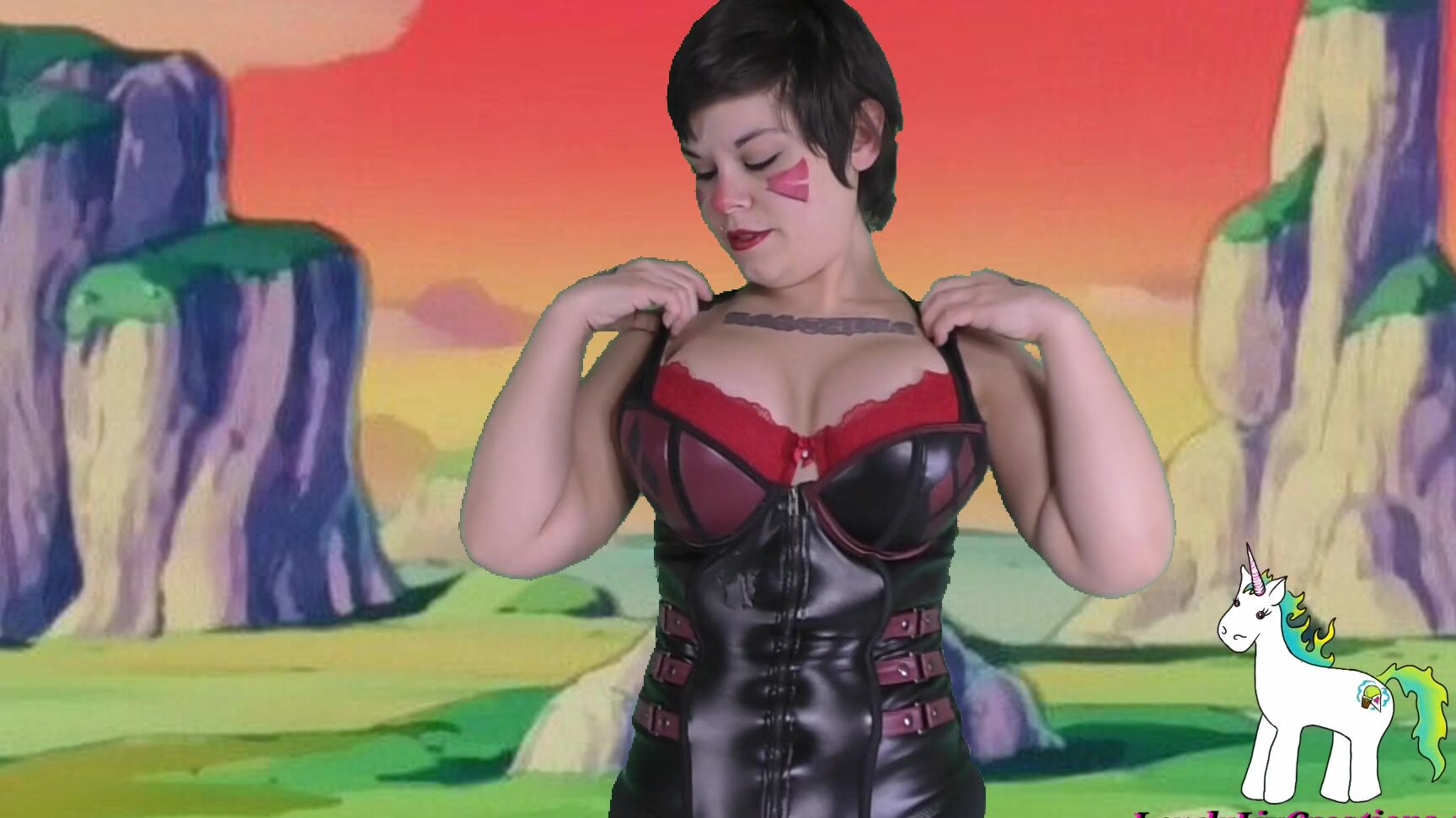 Lovelyliv Space Girl Bounces Her Tits