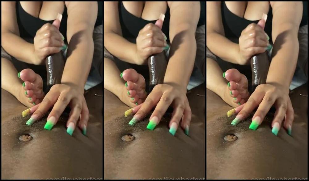 Iloveherfeettt Onlyfans Me And Her Both Were Surprised At How Fast She Made Me Nut Goldenfeetgoddess S Hands Are Milking