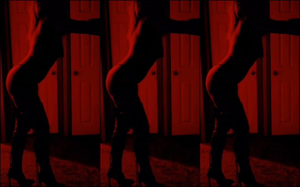 "KittyUV" amateur, bootfetish, leatherfetish, miniskirts, striptease Sexy Red Light Strip Tease manyvids