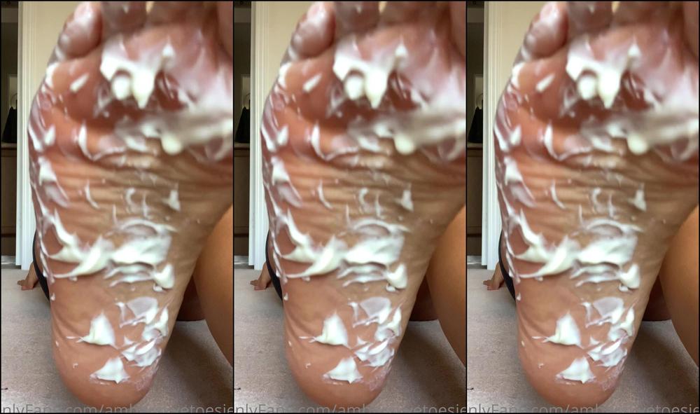 Amberskyetoesies Come Cream My Feeeeet For Me