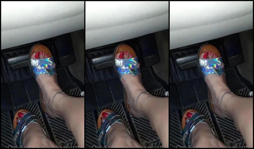 Nolove Justfeet Nicknamed Nolovejustfeet Onlyfans Im Loving These New Sandals And The Cherry Red Toes Really Poppin So Lets Go For A Ride And Get