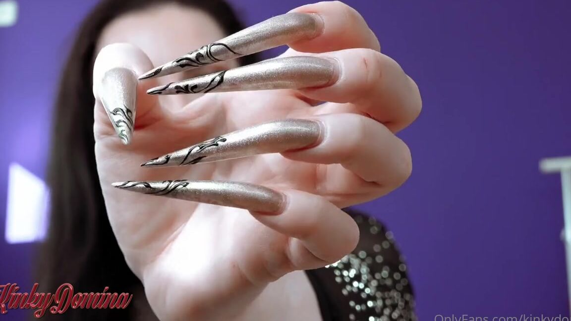 Kinkydomina Onlyfans Mesmerized Long Nails Slave Training In Denial Hello My Nails Slave This Is Your Nails Trance Sess