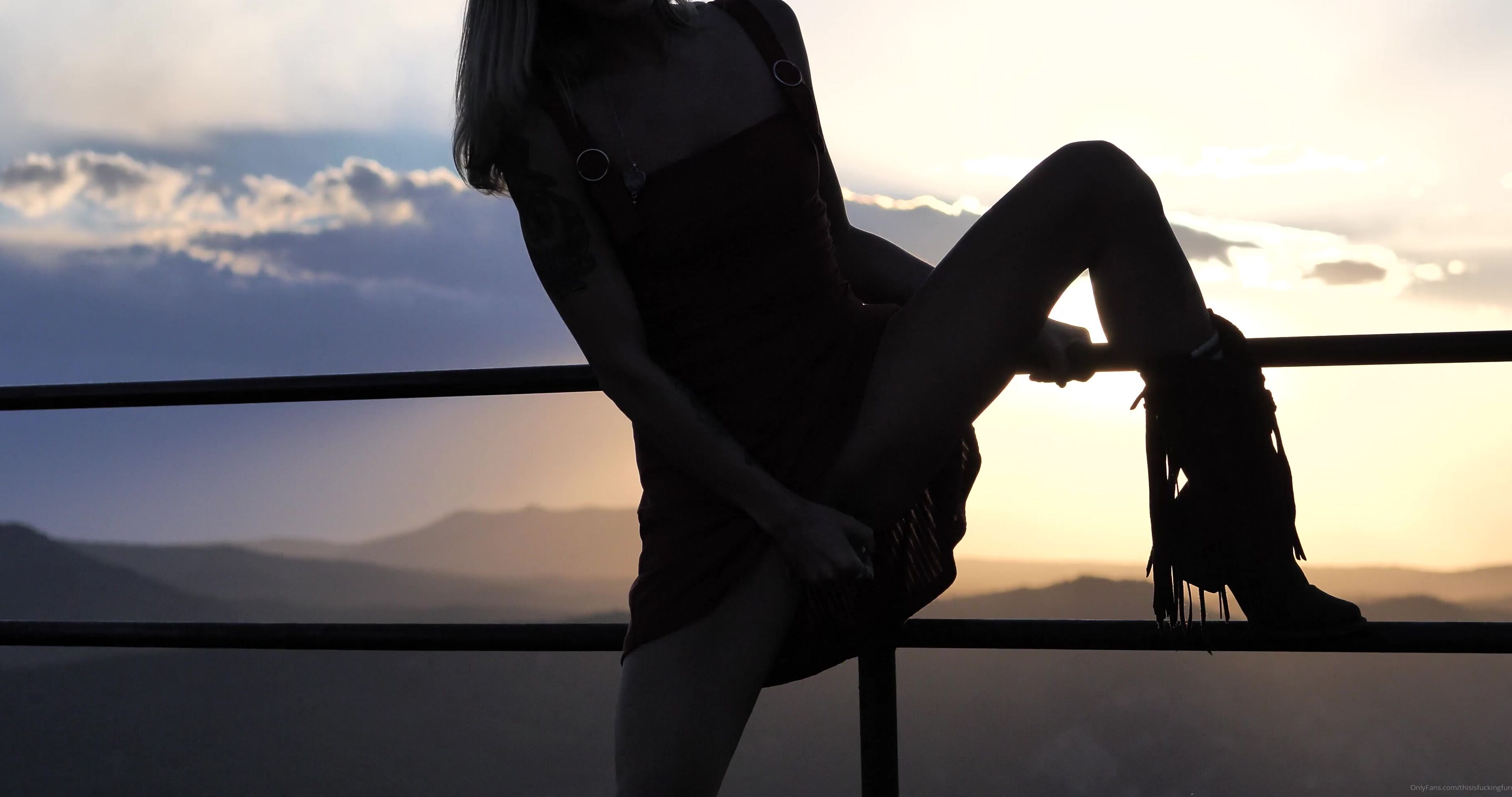 Thisisfreakingfun Sunset Glass Dildo On A Mountaintop Make Sure You Smash That Heart Button