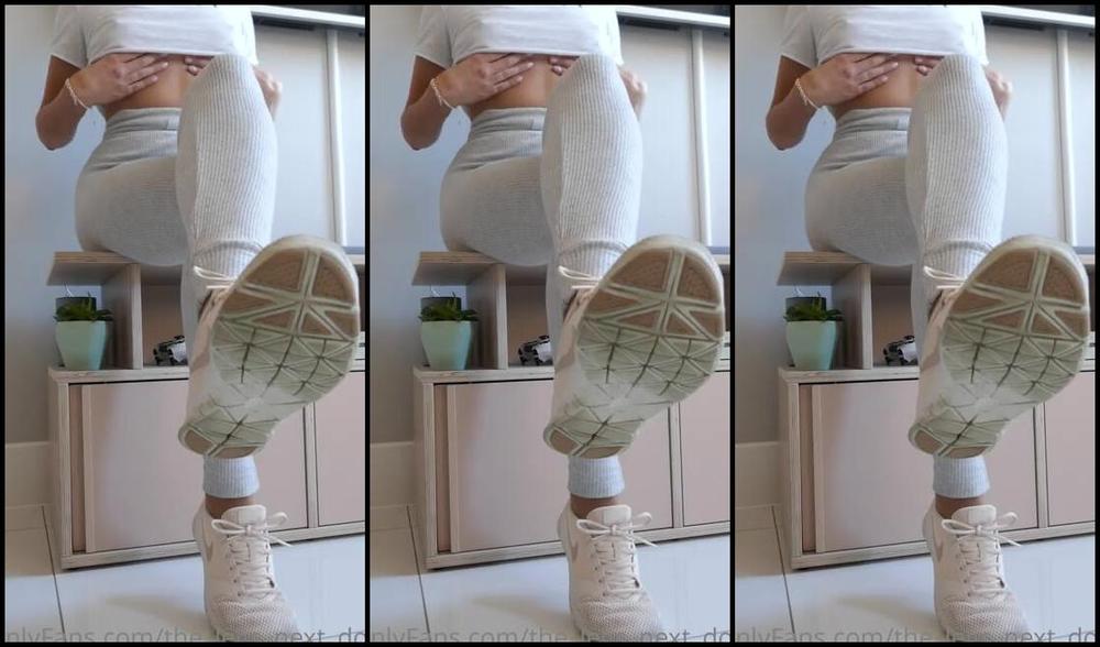 The Legs Next Door Nicknamed The Legs Next Door Onlyfans Stinky Nylons Reveal Removing My Stinky Trainers After A Day Of Running Errands Out And About