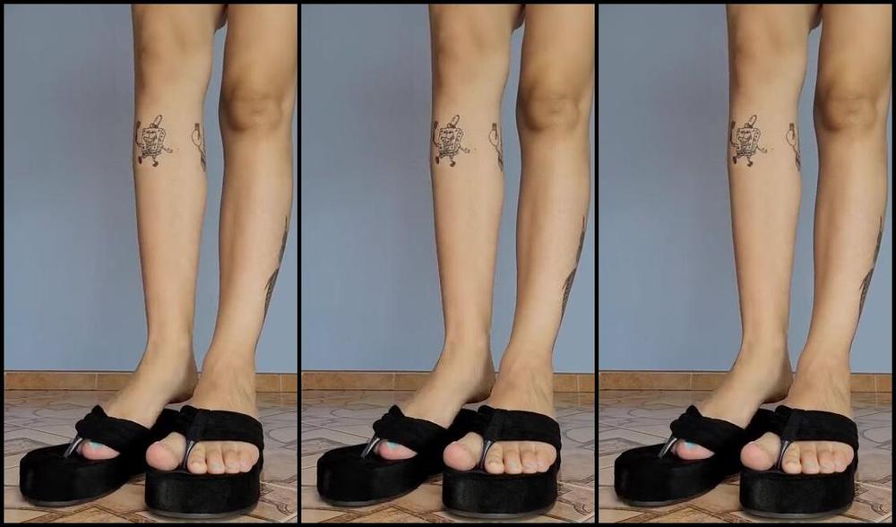 Masmr Onlyfans New Shoes Show Let Me Try Them For You Mules Cork Wedges Sports Sandals Flip Flops On Heel And Lqv