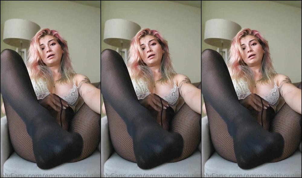 Emma Without Rules Nylon And Feet Fetish She Cums At The End Collant En Vente Les Bab