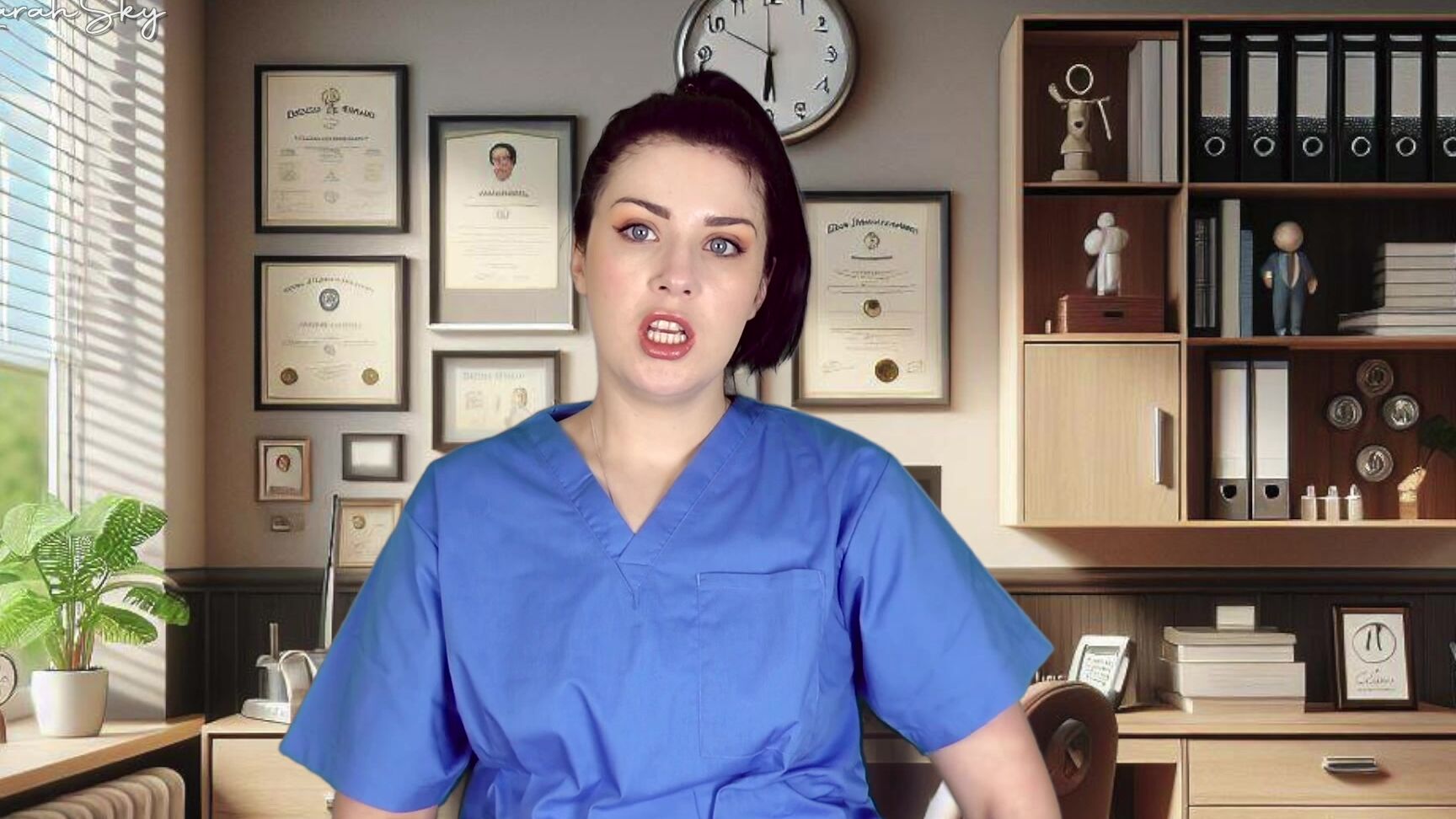 "Larah_Sky" humiliation, medical fetish, nurse, sfw, sph, uniform Dr Larah Small Penis Diagnosis manyvids