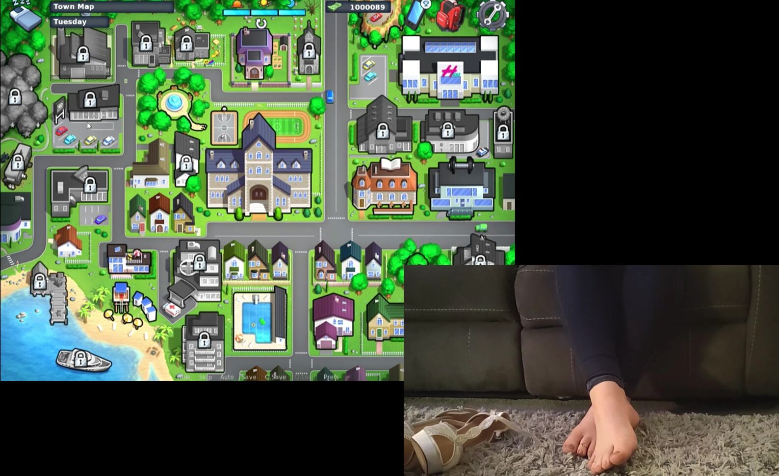 Kayties Feet Summertime Saga Episode With Feet Cam